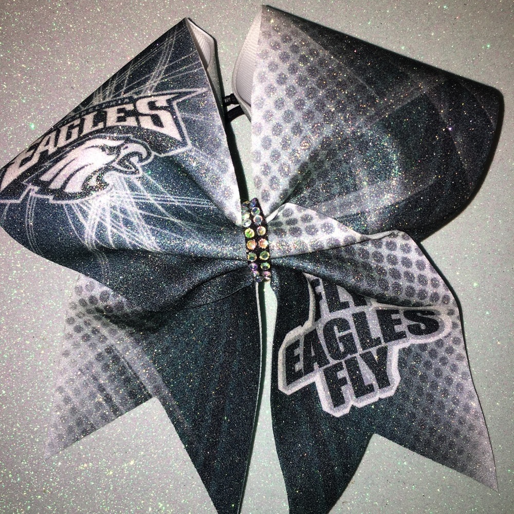 Philadelphia Eagles Cheer Bow